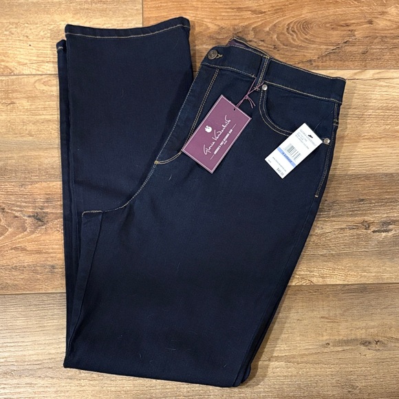 Gloria Vanderbilt Women's Dark Blue Jeans - Picture 1 of 5